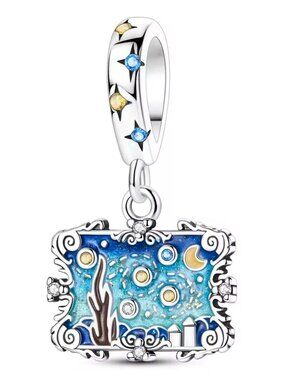 Maple Silver Celestial Storybook S925 Silver Charm